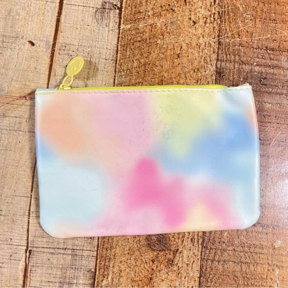 Ipsy Marble Pastel Watercolor Soft Pink Girly Feminine Makeup Bag Bundle